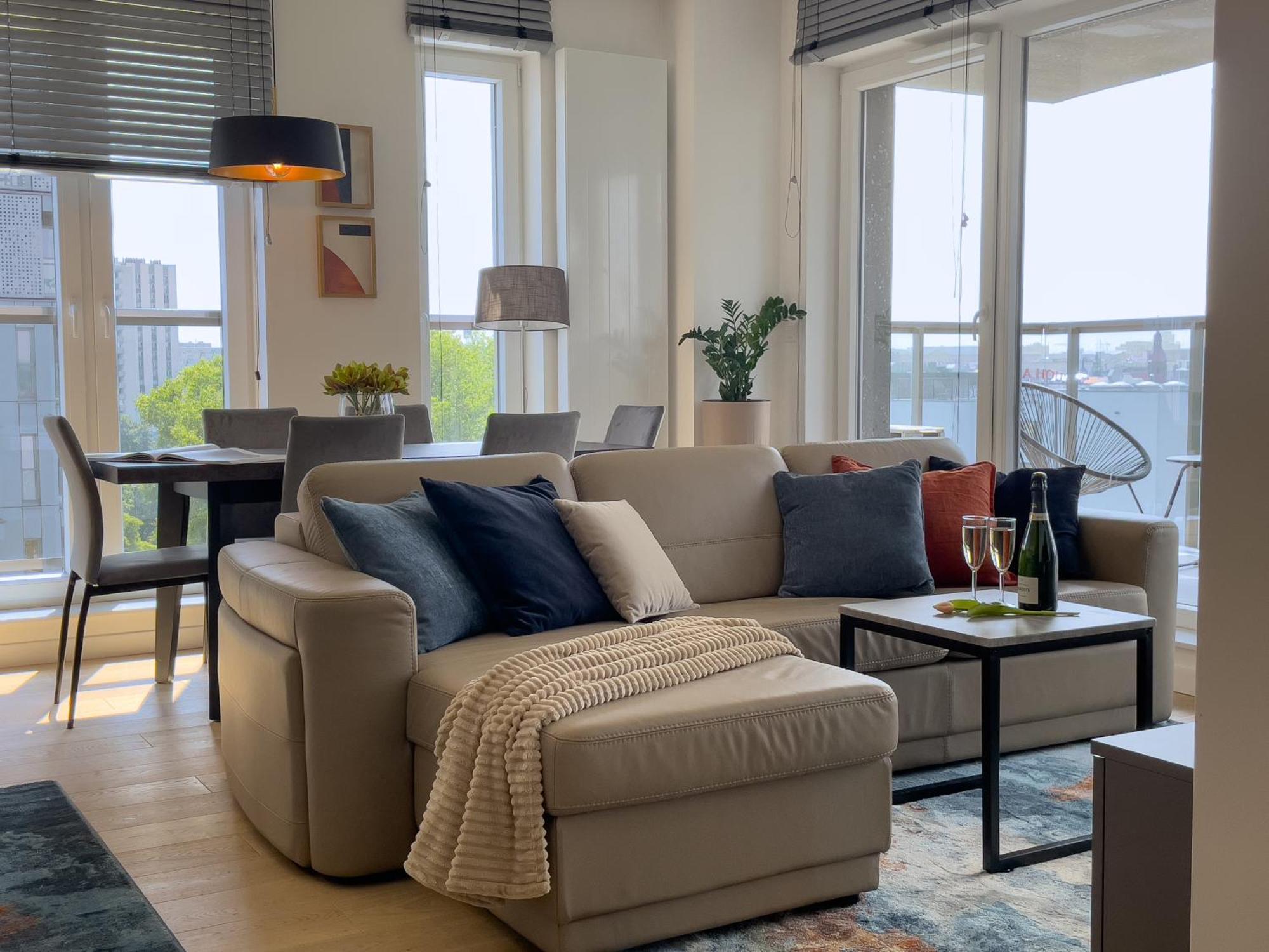 Urban Apartments Premium Sokolska 30A Towers No 58, 2 Free Garages, Gym & Sauna, Self Check-In 卡托维兹 外观 照片